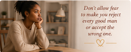 Woman reflecting on fear, wisdom and relationship decisions